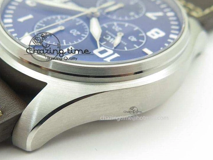 MIROTIME 0319 Pilot Chrono 377706 “Le Petit Prince” V6F Best Edition Blue Dial on Brown Leather Strap A Colorful 7387
